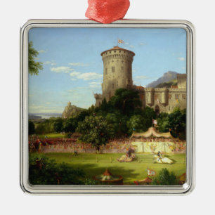 Glorious Past (middeleeuwse joust) ( kunst) Metalen Ornament