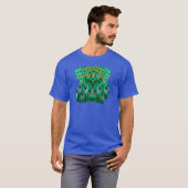 Glorious Peacock Feathers T-shirt (Voorkant volledig)