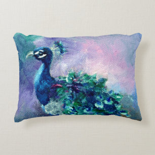 Glorious Peacock II Decoratief Kussen