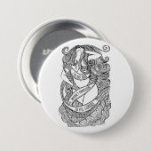 Glorious Pin Ronde Button 7,6 Cm (Voorkant /achterkant)