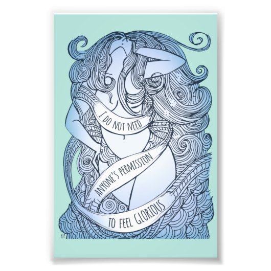 Glorious Small Print in Seascape Foto Afdruk (Voorkant)