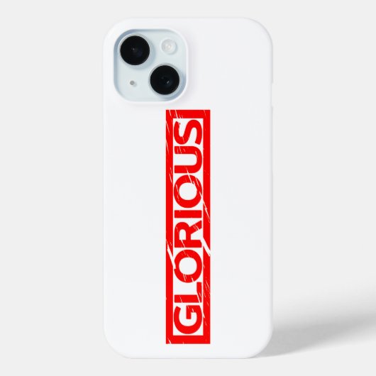 Glorious Stamp Case-Mate iPhone Case (Achterkant)
