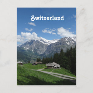 Glorious Zwitserland Briefkaart