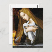 Glory aan Mary Briefkaart (Voorkant / Achterkant)