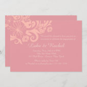 Glory Floral Invitation du matin (Devant / Derrière)