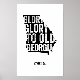 Glory Glory (zwart) Poster