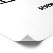 Glory Glory (zwart) Poster (Hoek)