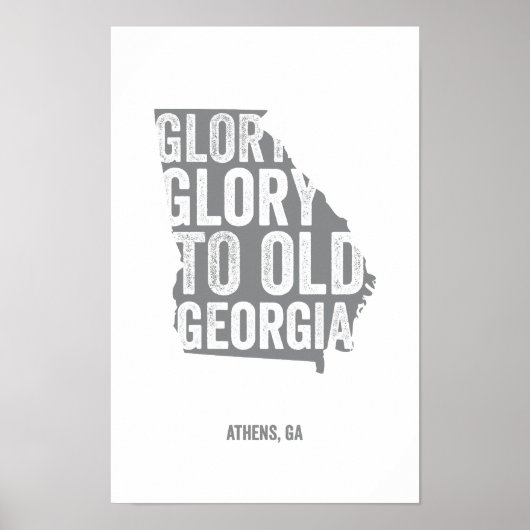 Glory (grijs) poster (Voorkant)