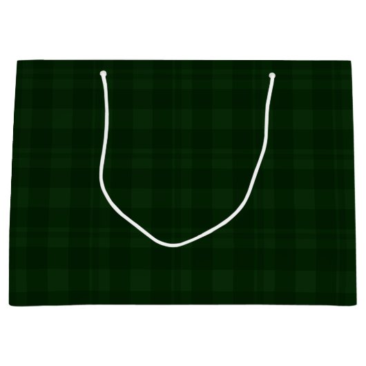 Glory KerstGreen Tartan Groot Cadeauzakje (Voorkant)