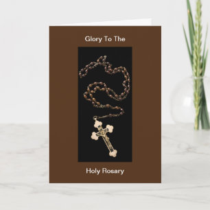 Glory naar de Heilige Rosary Kaart