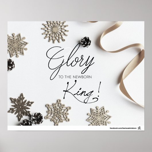 Glory naar de pasgeboren koning! poster (Voorkant)