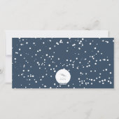 Glory naar God in het hoogste stijlvolle script 7 Feestdagenkaart (Achterkant)