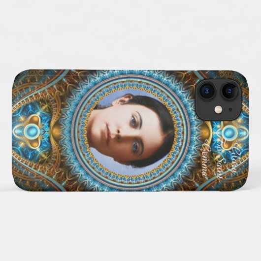 Glory naar Saint Gemma Case-Mate iPhone Case (Achterkant (horizontaal))