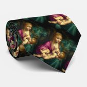 Glory op de blote maagd stropdas (Opgerold)