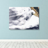 Glory over de Stille Oceaan Canvas Afdruk (Insitu (Houten vloer))