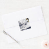 Glory over de Stille Oceaan Vierkante Sticker (Envelop)