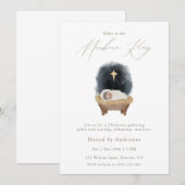 Glory to the Newborn King Christmas Invitation (Devant / Derrière)