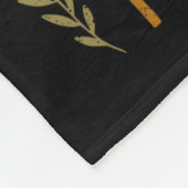 Glory To The Newborn King Christmas Nativity Scene Fleece Deken (Hoek)