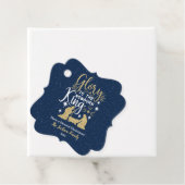 Glory to the Newborn King Glitter Gift Labels (In situ)