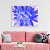 Glory van de sneeuwschokkende Blauw Canvas Afdrukk Afdruk (Insitu (Woonkamer))