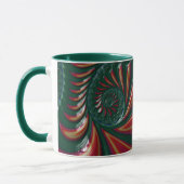 GLOSSY 3D Glossy Green Red Xmas Fractal ~ Mok (Links)