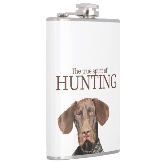 Glossy Grizzly Hunting Flask Heupfles (Rechts)
