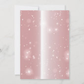 Glossy Hearts met Sparkles Galentine’s Day Party Kaart (Achterkant)