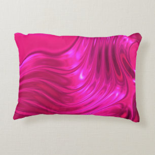 Glossy Hollywood Cerise Superroze Accent Kussen