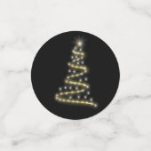 Glossy kerstboom confetti (Kleine voorkant)