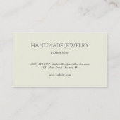 Glossy Pearl | Joodontwerper Visitekaartje (Achterkant)