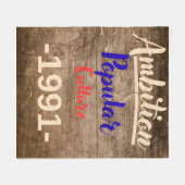 Glossy Poster Fleece Deken (Voorkant (Horizontaal))