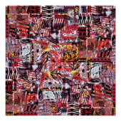 Glossy Poster – Fragmented Pulse (Devant)