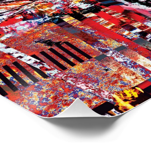 Glossy Poster – Fragmented Pulse (Coin)