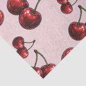 Glossy rode kersen roze retro glamparty tissuepapier (Detail)