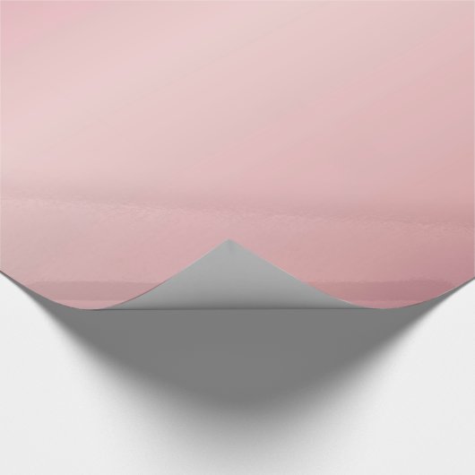 Glossy Rose Gold Glam Elegant Template Gift Cadeaupapier (Hoek)