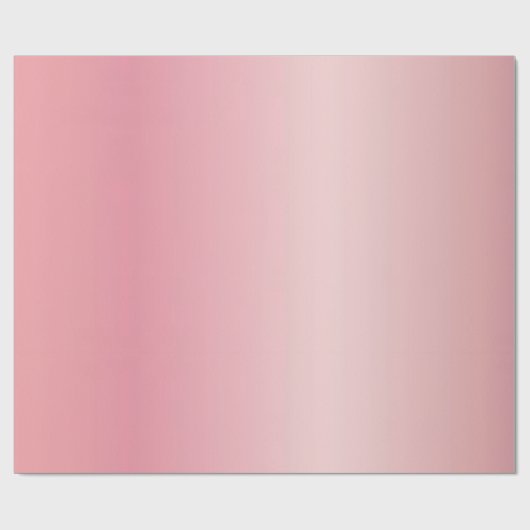 Glossy Rose Gold Glam Elegant Template Gift Cadeaupapier (Vlak)