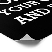 Glossy Round Bisexuality Flag Poster (Hoek)