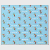 Glossy Wrapping Paper April Fool's Day Clown  Cadeaupapier (Vlak)