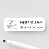 Gloster Gladiator : étiquette de nom classique (En situation)