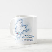 Gloucester Cape Ann Massachusetts Gift Koffiemok (Voorkant links)
