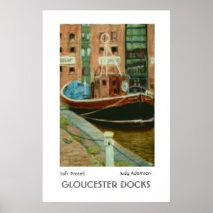 'Gloucester Docks' Afdrukken of Posters