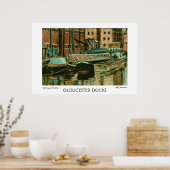 Gloucester Docks Imprimer ou poster (Cuisine)