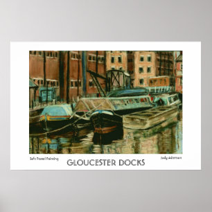 Gloucester Docks Print of Poster