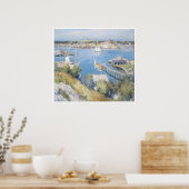 Gloucester Harbour, 1895 Willard Leroy Metcalf Poster (Keuken)