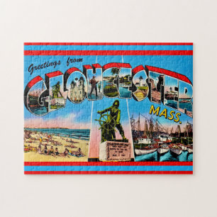 Gloucester MA Welkomst Legpuzzel