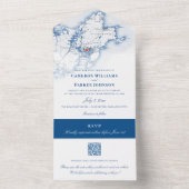 Gloucester Massachusetts Carte Marine élégante (À l'intérieur)