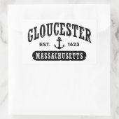 Gloucester Massachusetts Rechthoekige Sticker (Tas)