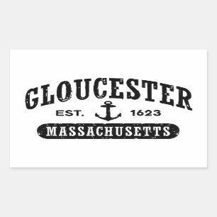 Gloucester Massachusetts Rechthoekige Sticker