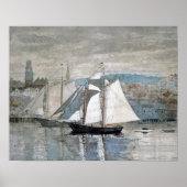 Gloucester Sloops Sailing Winslow Homer Poster (Voorkant)