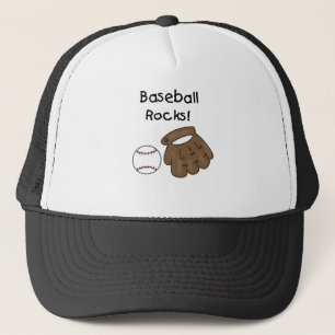 Glove and Ball Baseball Rocks Trucker Pet